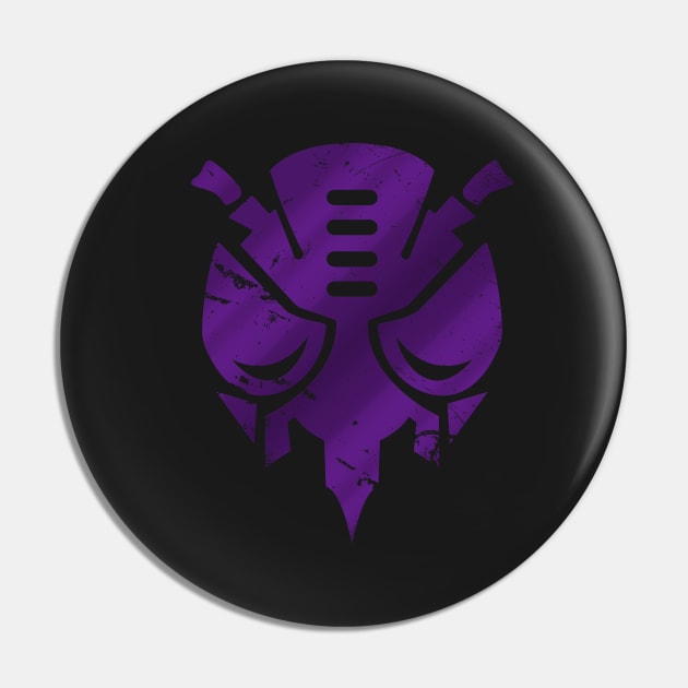 Predacons Classic Beast Wars - Distressed Metal Insignia Pin by prometheus31