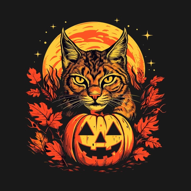 American Bobcat Halloween by JH Mart