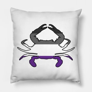 Blue Crab: Asexual Pride Pillow
