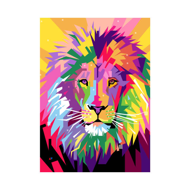 Lion Pop Art by AhmadNusyirwan