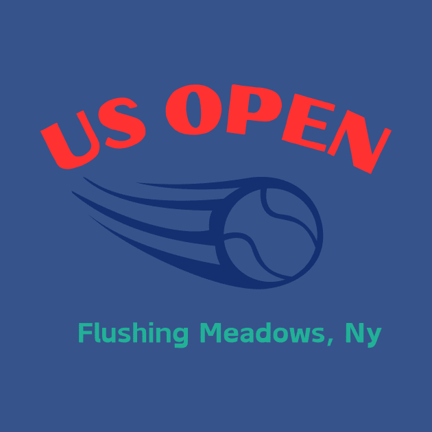 Us open tennis by Benjamin Customs