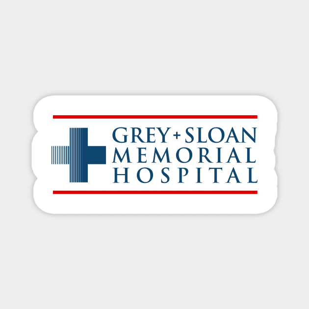 Grey + Sloan Memorial Hospital Magnet by MindsparkCreative