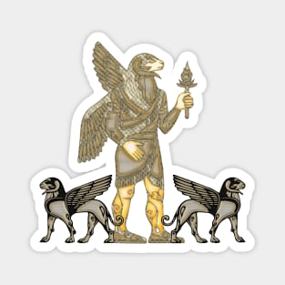 Egyptian ancient and cats Magnet