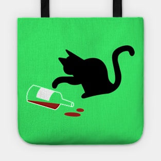 Balck Cat & Wine - Refill Tote