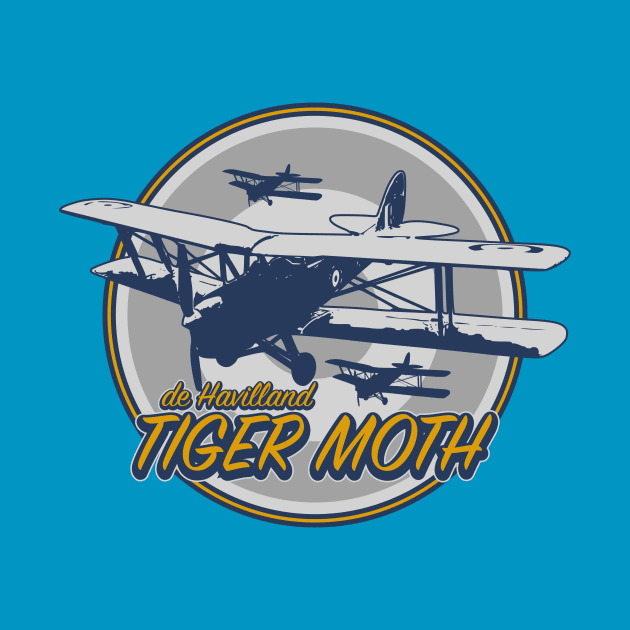 de Havilland Tiger Moth by Tailgunnerstudios