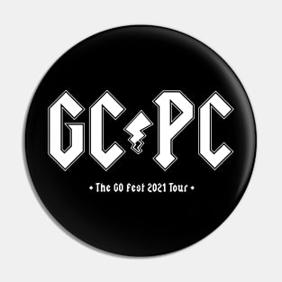 GoCast Podcast 2021 Fest  (White Version) - Motters Collection Pin