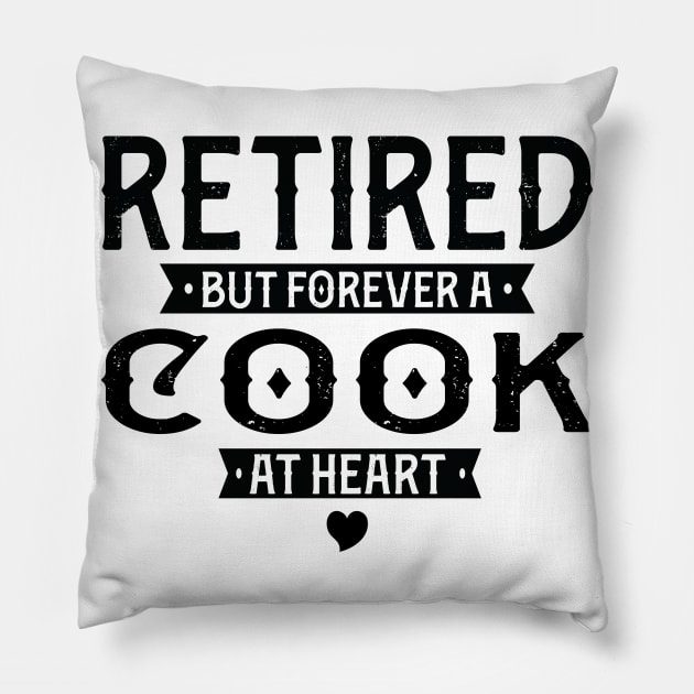 Retired Cook 2022 Retirement Gifts For Men, Women Pillow by Art master