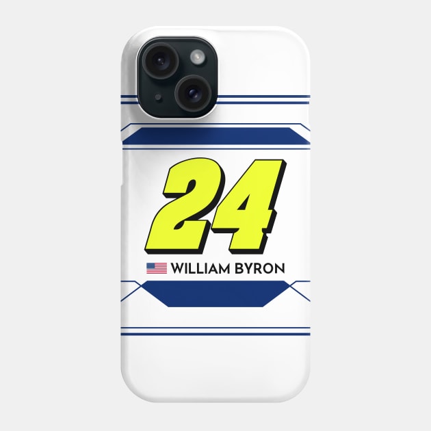 William Byron #24 2023 NASCAR Design Phone Case by AR Designs 