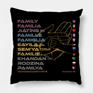 FAMILY: Say ¿Qué? Top Ten Spoken (Capital District NY) Pillow