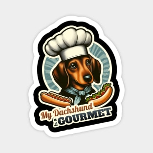 Gourmet Dachshund Magnet