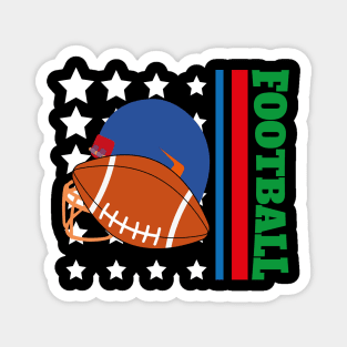 American Football Design Magnet