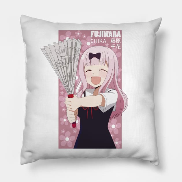 FujiwaraChika Pillow by Koburastyle