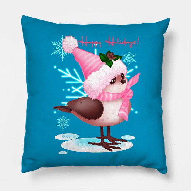 Holiday Song Pillow by MetroInk