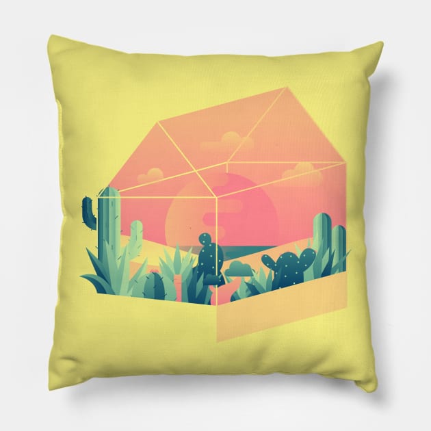 Terrarium Pillow by BadOdds