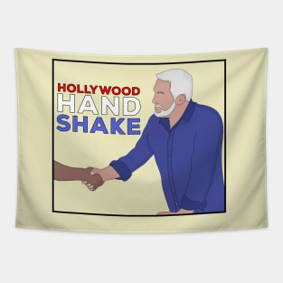 The Hollywood Handshake Tapestry