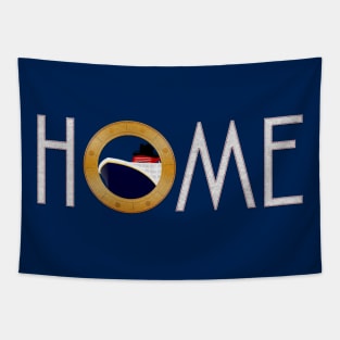 Cruise Ship Porthole Home Tapestry