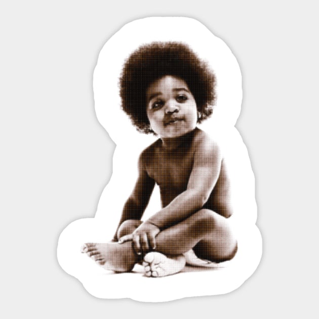 Biggie Smalls Baby Notorious BIG Ready To Die Kid - Biggie Smalls - Sticker  | TeePublic