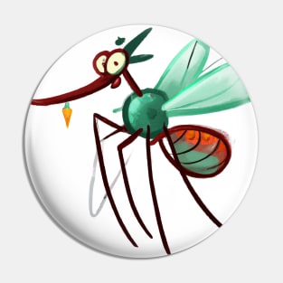 Cute Mosquito Drawing Pin