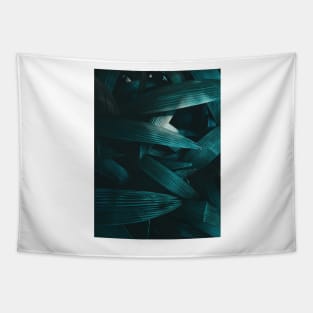 Dark green leaves Tapestry