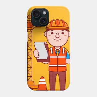 Cute Engineer Cartoon Phone Case