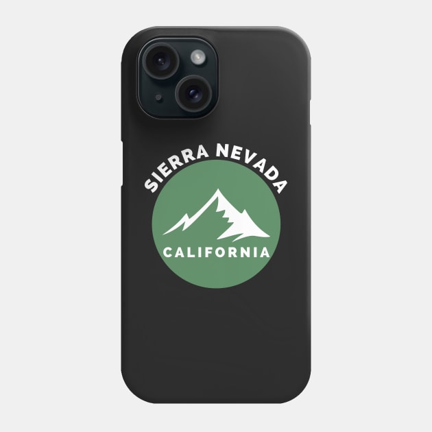 Sierra Nevada California - Sierra Nevada Ski Snowboard Mountain California Yosemite Travel Phone Case by Famgift