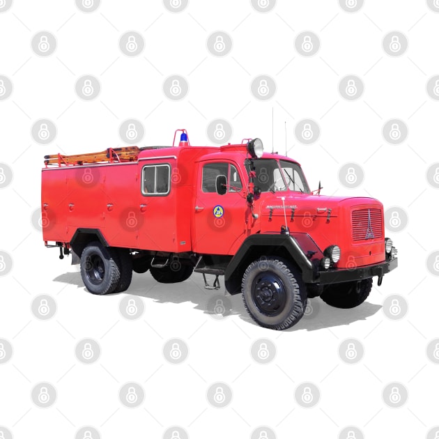 Old Fire Truck by holidaystore