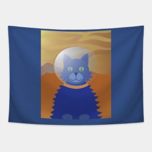 Felis Domesticus on Mars Tapestry