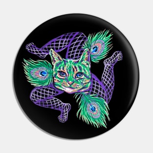 Triskelion Cat Pin