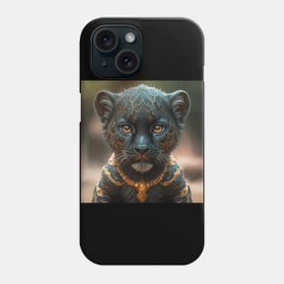 Cute baby panther Phone Case