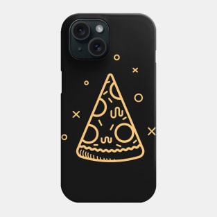 Cute Yellow Pizza icon Phone Case