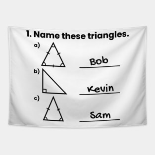 Name These Triangles Tapestry