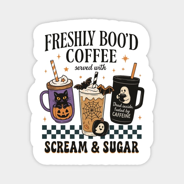 Freshly Boo'd Coffee for Halloween Magnet by Teresa's Store 1