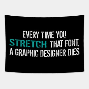 Funny Graphic Designer Quote Tapestry