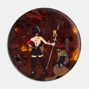 Hell huntress Pin