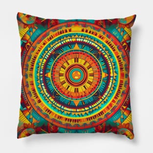 Spiritual Journey: Transcend the Ordinary with Sacred Mandala Expressions Pillow