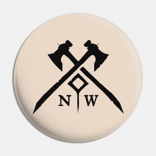 New World logo Pin