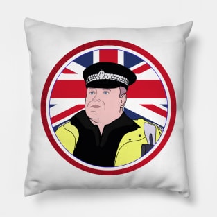 British Police Officer Pillow