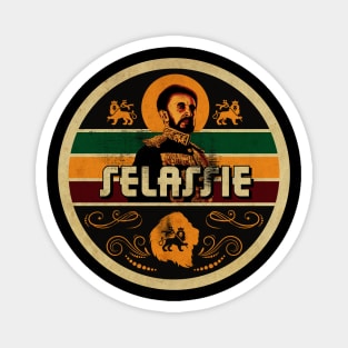 King Selassie I Jah Rastafari Magnet