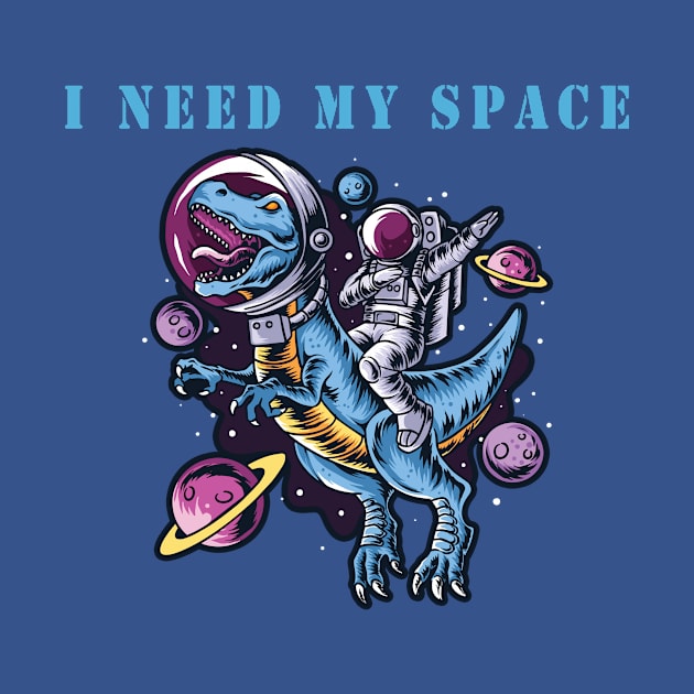 i need space astronaut dabbing in space on a trex by AmorysHals