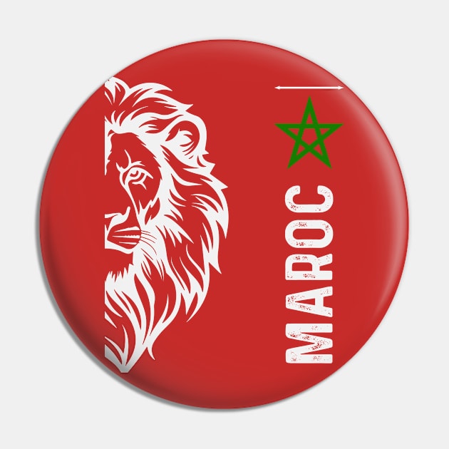 morocco football Maroc lion Flag 2024 Pin by click2print