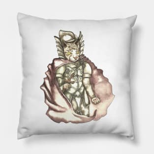 Cat Knight Pillow