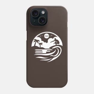 Surfer man in vintage style design Phone Case