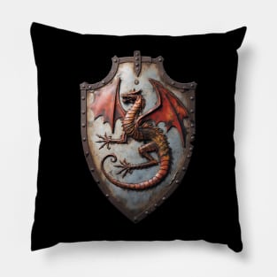 Dragon Shield Design Pillow