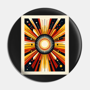 Radiant Brilliance: Solar Flare Symphony Pin