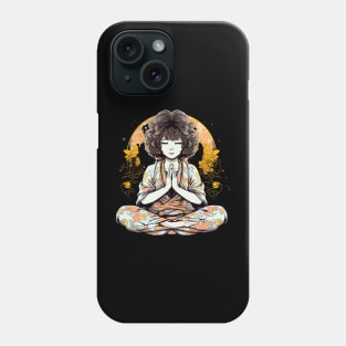 Kawaii Dreams - Cute Anime Girl Meditation Design Phone Case