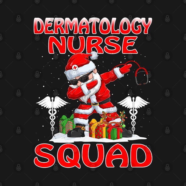 Christmas Dermatology Nurse Squad Reindeer Pajama Dabing Santa by intelus