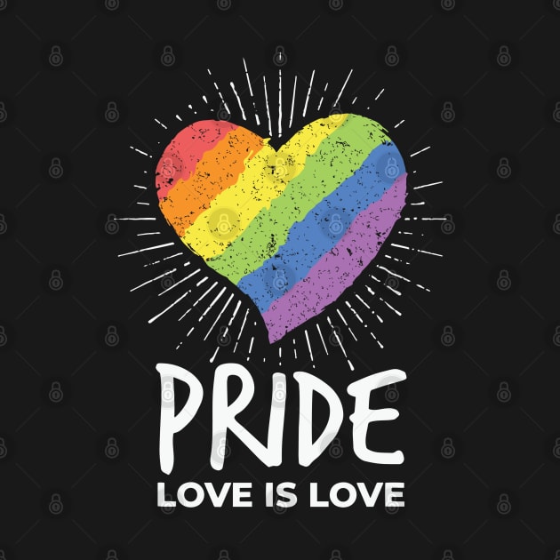 Heart pride Love is love Happy pride month by little.tunny