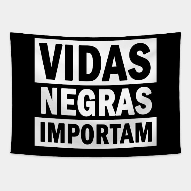 Vidas Negras Importam Tapestry by valentinahramov