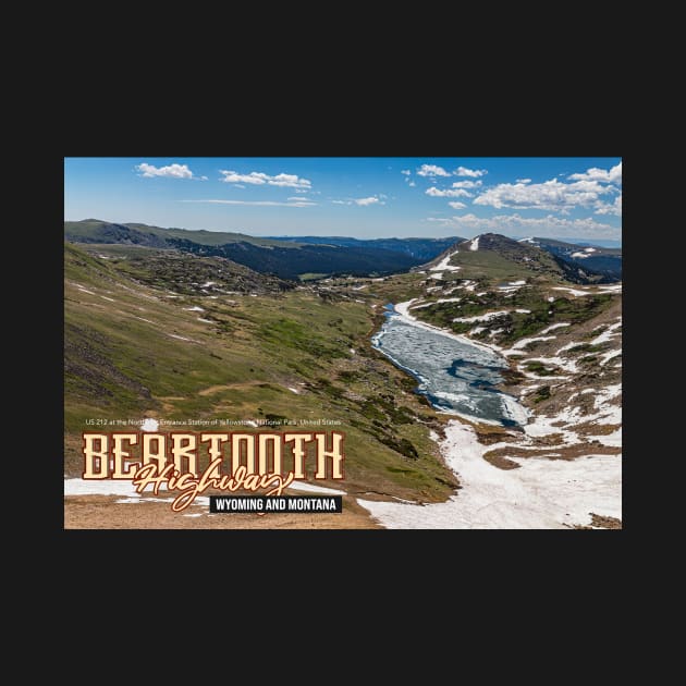 Beartooth Highway Wyoming and Montana by Gestalt Imagery