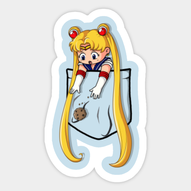Little Pocket Moon - Sailor Moon - Sticker